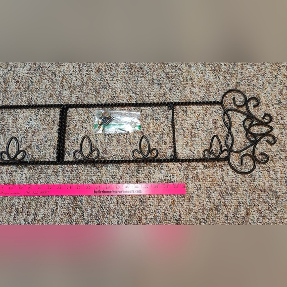 Home Decorators Black Wrought Iron Wall Hanging, 46 x 9.5 x 2.5 - Picture 3 of 7